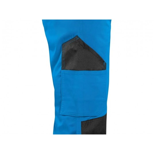 Spodnie do pasa CXS SOLIS FLEX - 170-176cm - niebieski-czarny