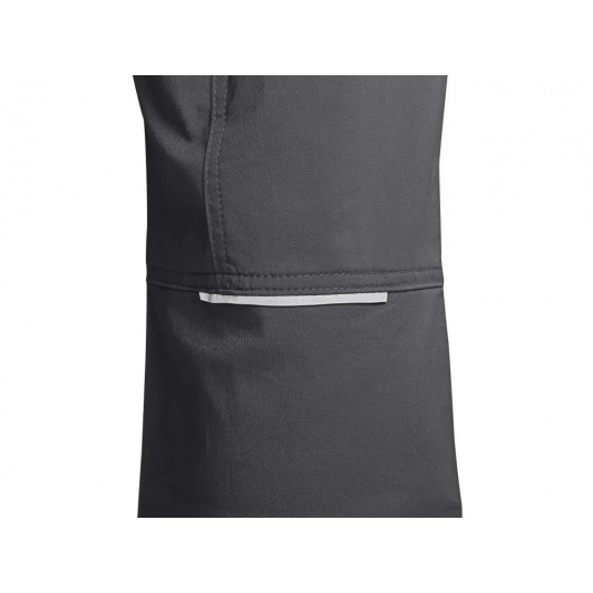 Spodnie do pasa CXS SOLIS FLEX - 170-176cm - szary-czarny
