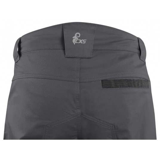 Spodnie do pasa CXS SOLIS FLEX - 170-176cm - szary-czarny