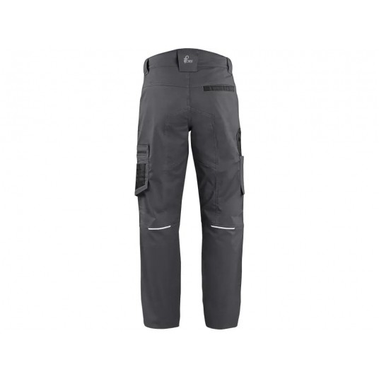 Spodnie do pasa CXS SOLIS FLEX - 170-176cm - szary-czarny