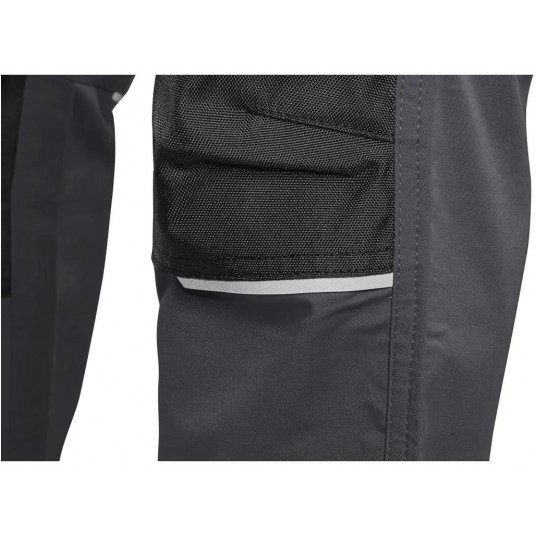 Spodnie do pasa CXS SOLIS FLEX - 170-176cm - szary-czarny