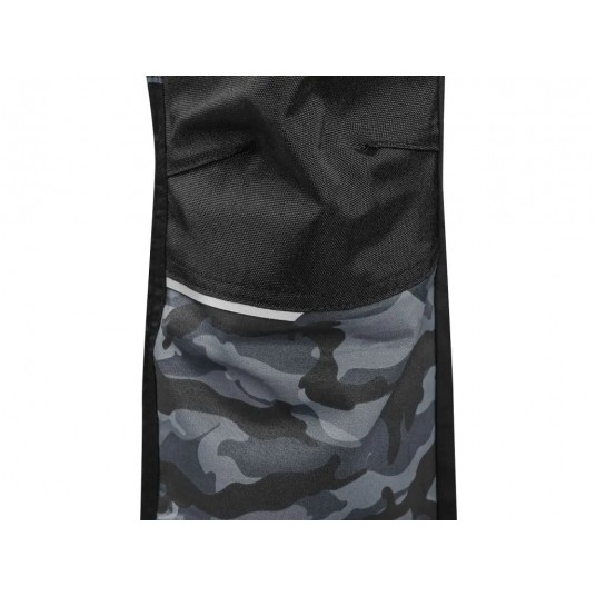 Spodnie do pasa CXS SOLIS FLEX - camo-czarny