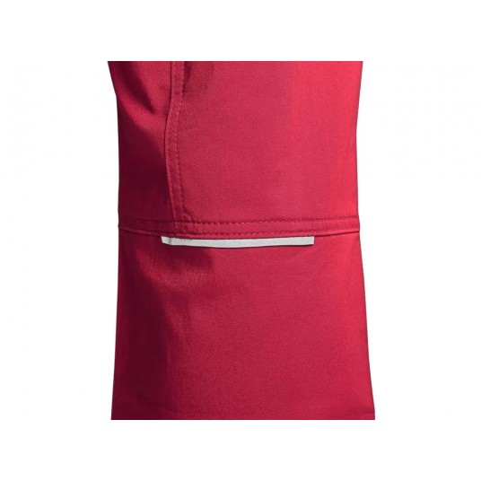 Spodnie do pasa CXS SOLIS FLEX - czerwony-czarny