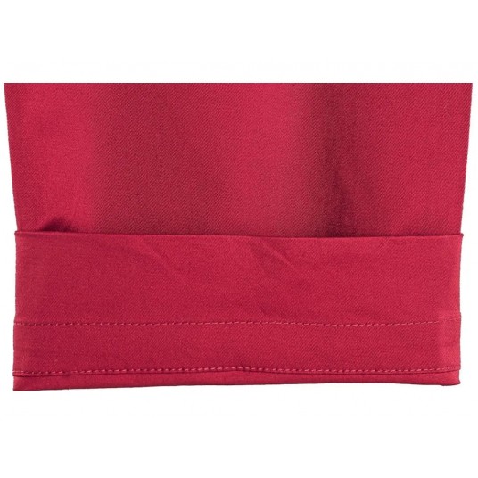 Spodnie do pasa CXS SOLIS FLEX - czerwony-czarny