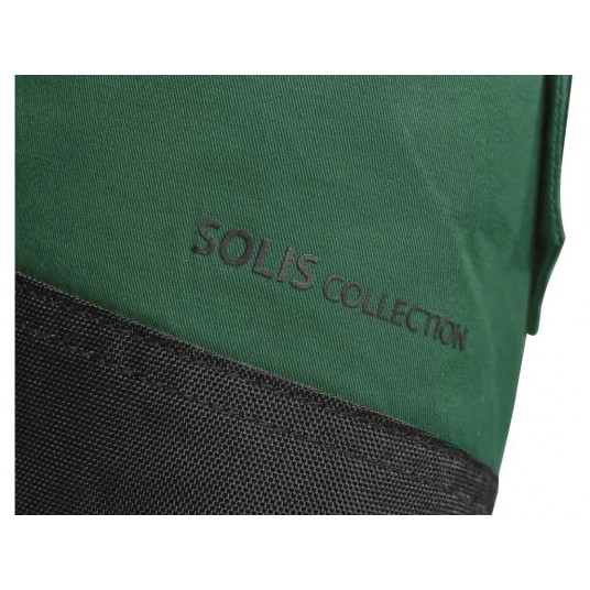 Spodnie do pasa CXS SOLIS FLEX - zielony-czarny