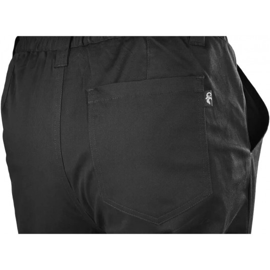 Spodnie do pasa męskie stretch CXS TARREN - czarny -zdjęcie numer 4