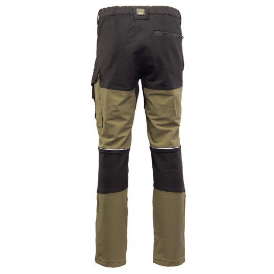 Spodnie do pasa SEVEN KINGS TRAIL - khaki-czarny