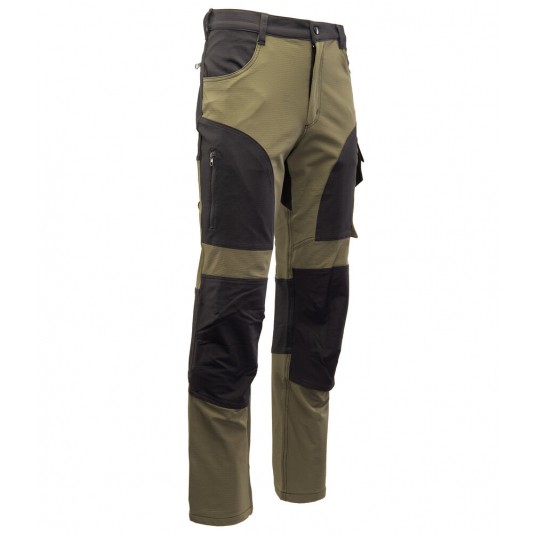 Spodnie do pasa SEVEN KINGS TRAIL - khaki-czarny