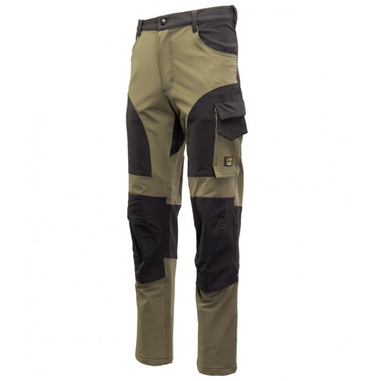 Spodnie do pasa SEVEN KINGS TRAIL - khaki-czarny