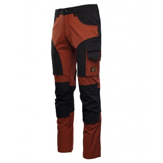 Spodnie do pasa SEVEN KINGS TRAIL LIGHT - mahoń-czarny -zdjęcie numer 3