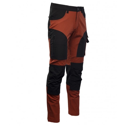 Spodnie do pasa SEVEN KINGS TRAIL LIGHT - mahoń-czarny -zdjęcie numer 2