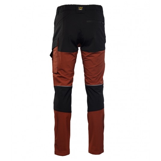 Spodnie do pasa SEVEN KINGS TRAIL LIGHT - mahoń-czarny -zdjęcie numer 4