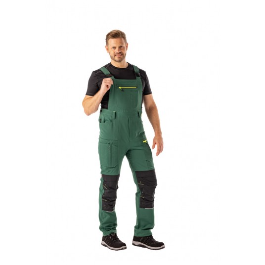 Spodnie ogrodniczki PLANAM rECOline 6723 - zielony