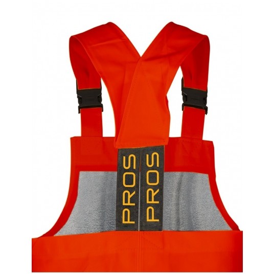 Spodnie ogrodniczki PROS model 001 - czerwony -zdjęcie numer 2