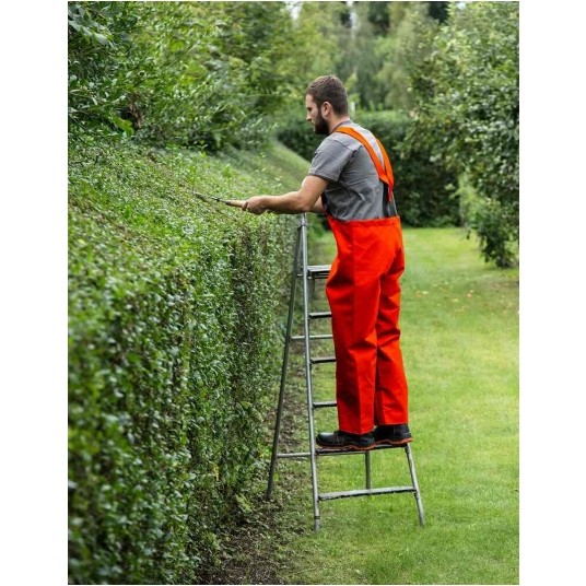 Spodnie ogrodniczki PROS model 001 - czerwony -zdjęcie numer 3