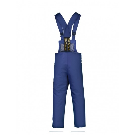 Spodnie ogrodniczki PROS model 001 ocieplane - granatowy -zdjęcie numer 2