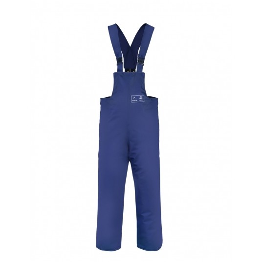 Spodnie ogrodniczki PROS model 001 ocieplane - granatowy -zdjęcie numer 1