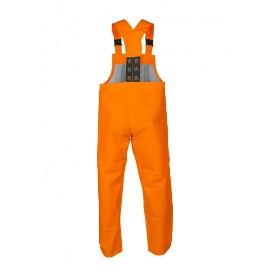 Spodnie ogrodniczki PROS model 001 - pomarańczowy -zdjęcie numer 4