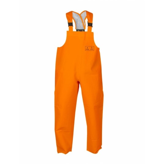 Spodnie ogrodniczki PROS model 001 - pomarańczowy -zdjęcie numer 1