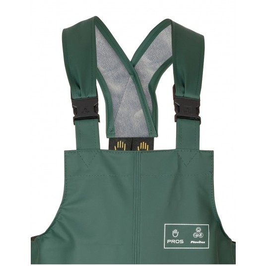 Spodnie ogrodniczki PROS model 001 - zielony -zdjęcie numer 5