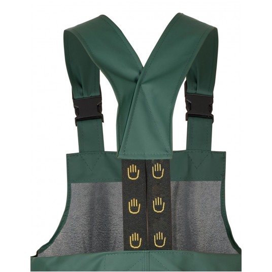 Spodnie ogrodniczki PROS model 001 - zielony -zdjęcie numer 2