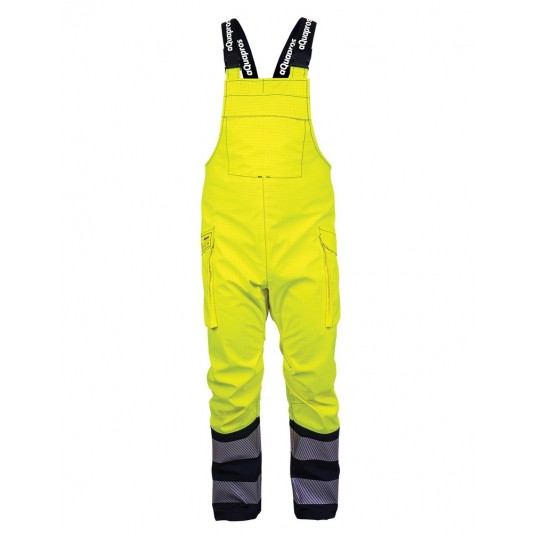 Spodnie ogrodniczki PROS model 2841 - żółty-granatowy