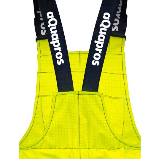 Spodnie ogrodniczki PROS model 2841 - żółty-granatowy
