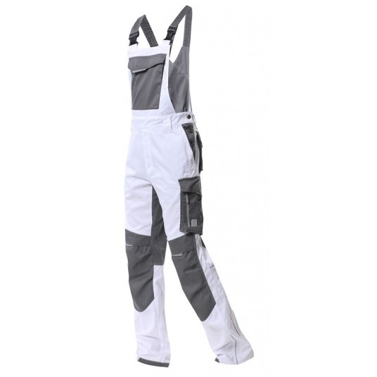 Spodnie ogrodniczki SUMMER - biały - 170-175cm