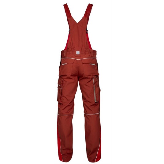 Spodnie ogrodniczki URBAN - czerwony - 176-182cm -zdjęcie numer 4