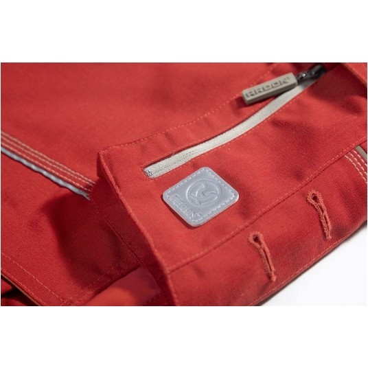 Spodnie ogrodniczki URBAN - czerwony - 176-182cm -zdjęcie numer 5