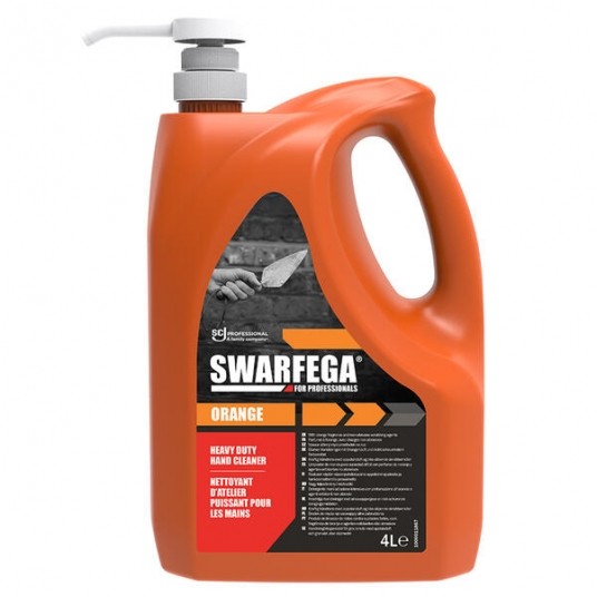 Środek do mycia rąk Swarfega Orange - opakowanie z pompką 4L -zdjęcie numer 1