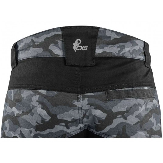Szorty CXS SOLIS FLEX męskie - camo-czarny
