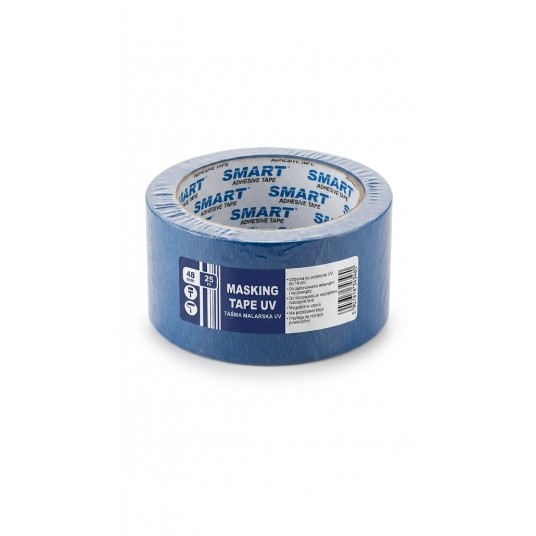 Taśma maskująca SMART DEEP BLUE MASKING TAPE 3800 - 48mm x 25m - niebieski -zdjęcie numer 1