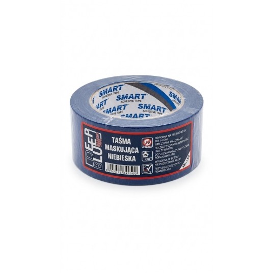 Taśma maskująca SMART DEEP BLUE MASKING TAPE 3800 - 48mm x 50m - niebieski -zdjęcie numer 1