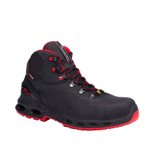 Trzewiki ochronne Garsport HEXA-DRY MID S7S - czarny-czerwony -zdjęcie numer 1