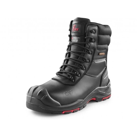 Trzewiki ochronne wysokie CXS ROCK DURON S7S - czarno-czerwony -zdjęcie numer 1