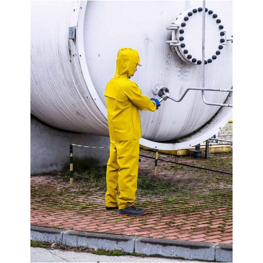 Ubranie wodoochronne antyelektrostatyczne PROS 101/001/A - żółty