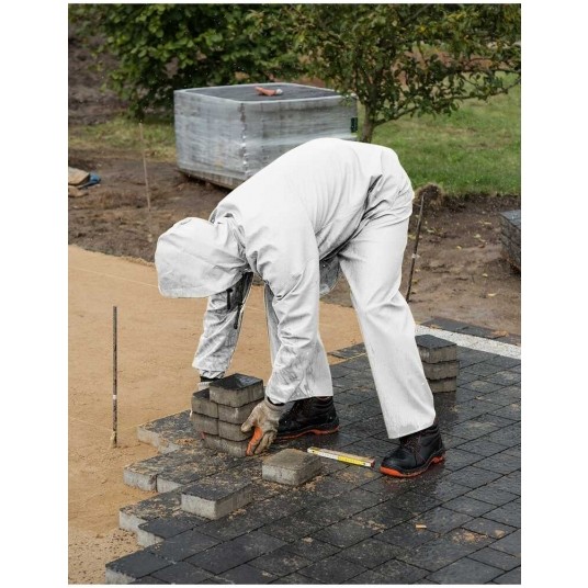 Ubranie wodoochronne PROS Model 101/001 - biały -zdjęcie numer 4