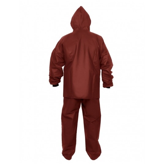 Ubranie wodoochronne PROS Model 101/001 - bordowy -zdjęcie numer 2