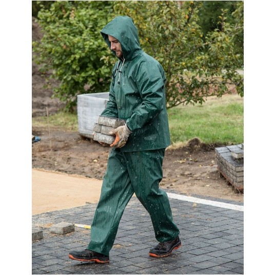 Ubranie wodoochronne PROS Model 101/001 - zielony -zdjęcie numer 3