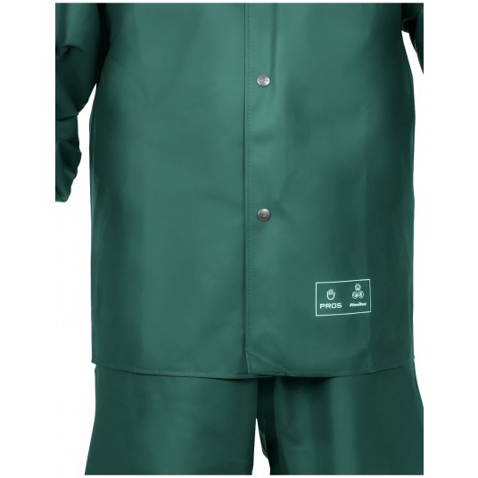 Ubranie wodoochronne PROS Model 101/001 - zielony -zdjęcie numer 7