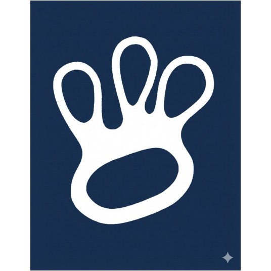 Zacisk do rękawic PROS 048/TPU - biały