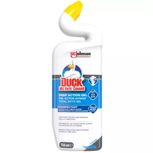 Żel do czyszczenia i dezynfekcji toalet Duck Deep Action Gel Marine - 750ml -zdjęcie numer 1