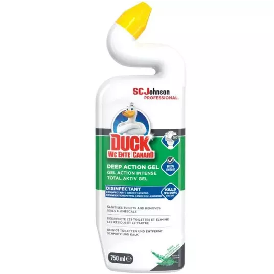 Żel do czyszczenia i dezynfekcji toalet Duck Deep Action Gel Pine - 750ml -zdjęcie numer 1