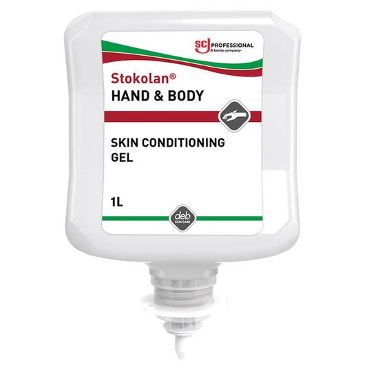 Żel kondycjonujący skórę Stokolan Hand & Body - wkład do dozownika 1L -zdjęcie numer 1