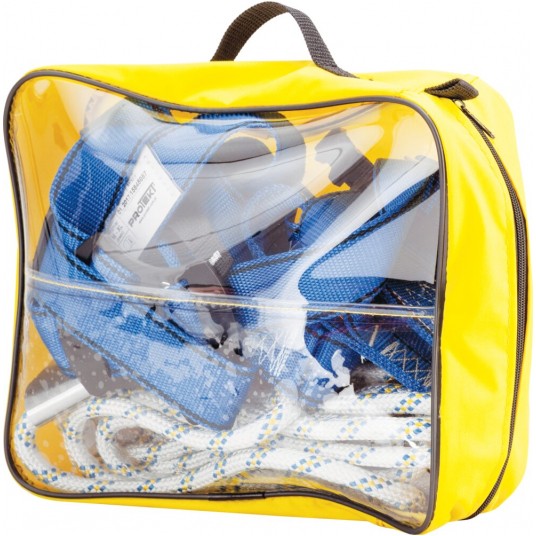 Zestaw powstrzymujący upadek PROTEKT BASIC (szelki+amort.+linka)