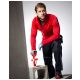 Bluza Breeffidry melange - czerwony