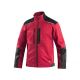 Bluza męska CXS SOLIS FLEX - czerwony-czarny