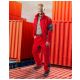 Bluza robocza VISION 01 - czerwono-szary