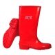 Buty męskie PVC kwaso-ługoodporne 13111F - czerwony -zdjęcie numer 2